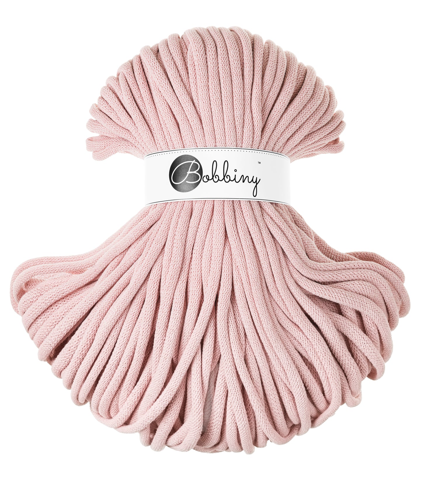 Bobbiny Jumbokordel – 9 mm, 100 m, Pastel Pink