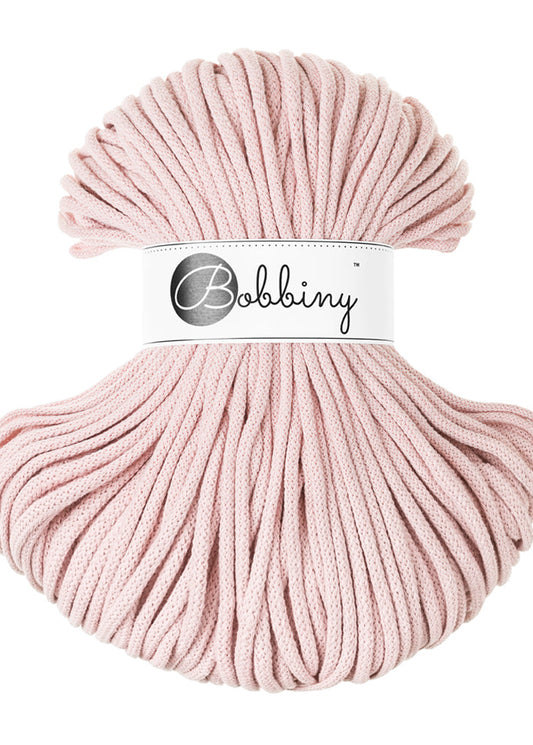 Bobbiny Junior Garn – 5 mm, 100 m, Pastel Pink