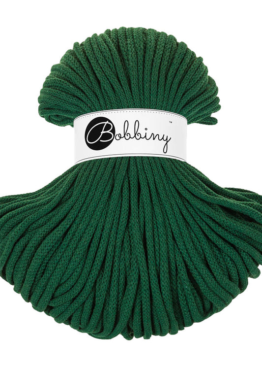 Bobbiny Junior Garn – 5 mm, 100 m, Pine Green