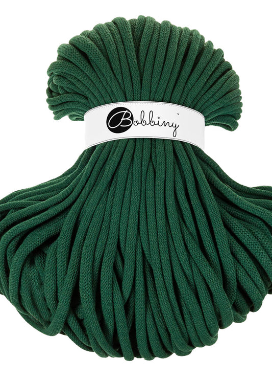 Bobbiny Jumbokordel – 9 mm, 100 m, Pine Green