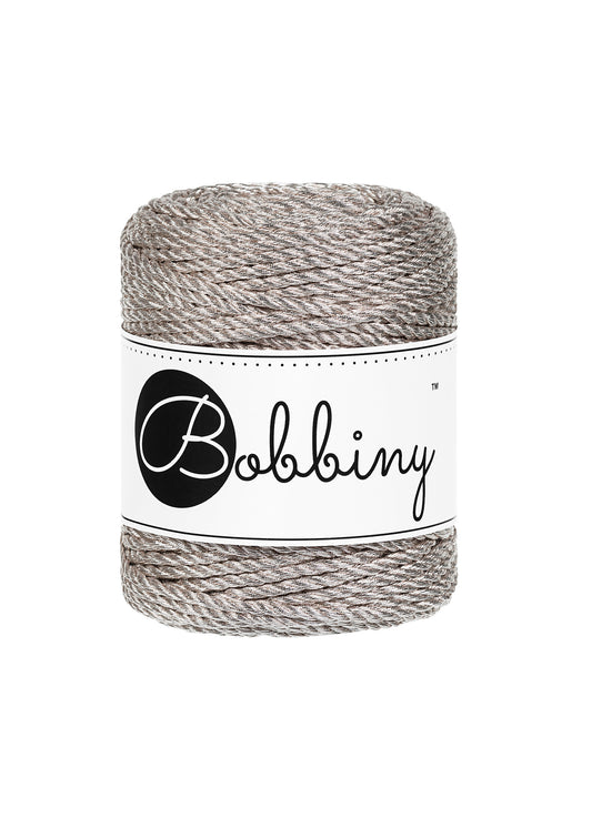 Metallic Rope Bobbiny Platinum