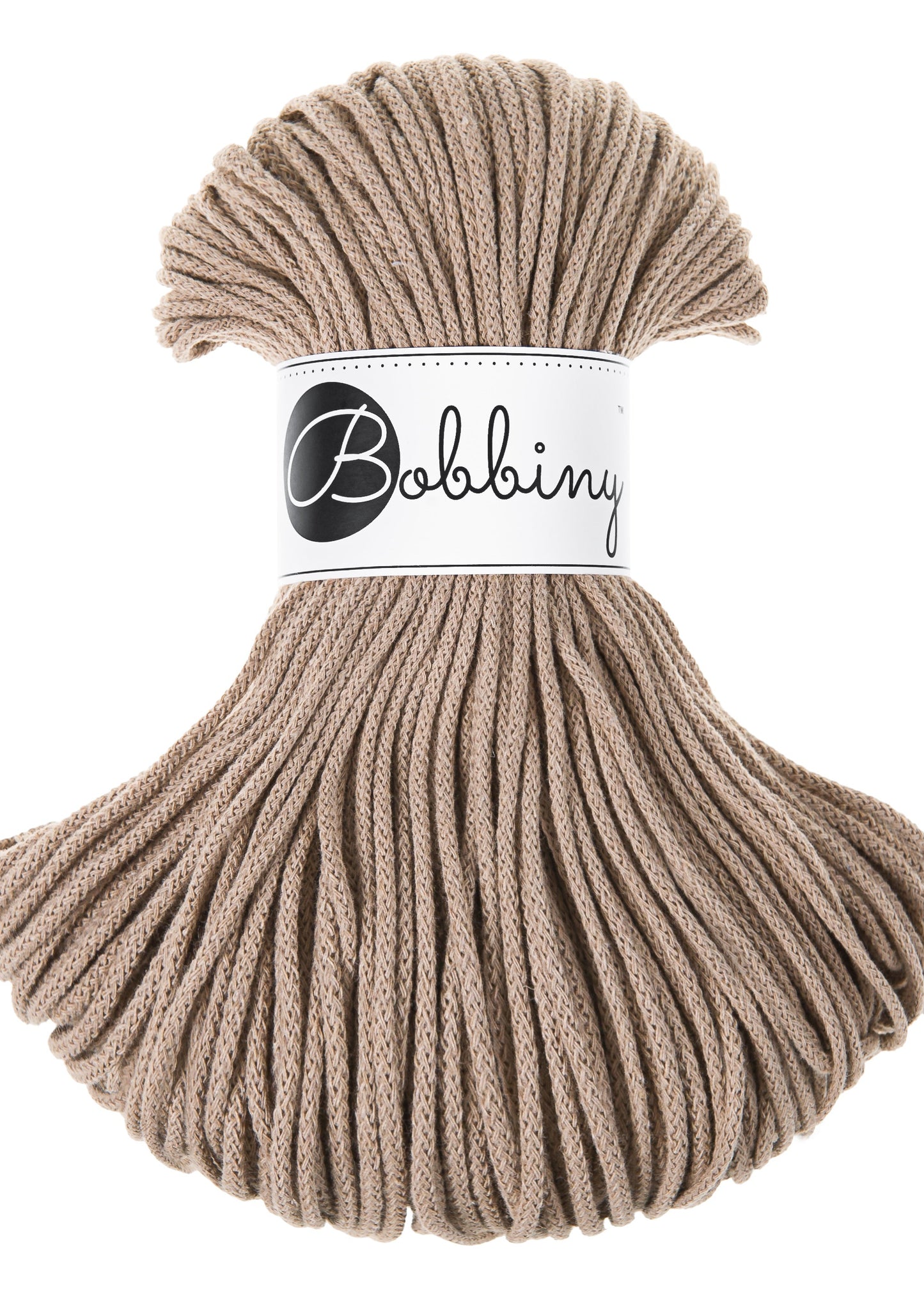 Bobbiny Junior Garn – 3 mm, 100 m, Sand