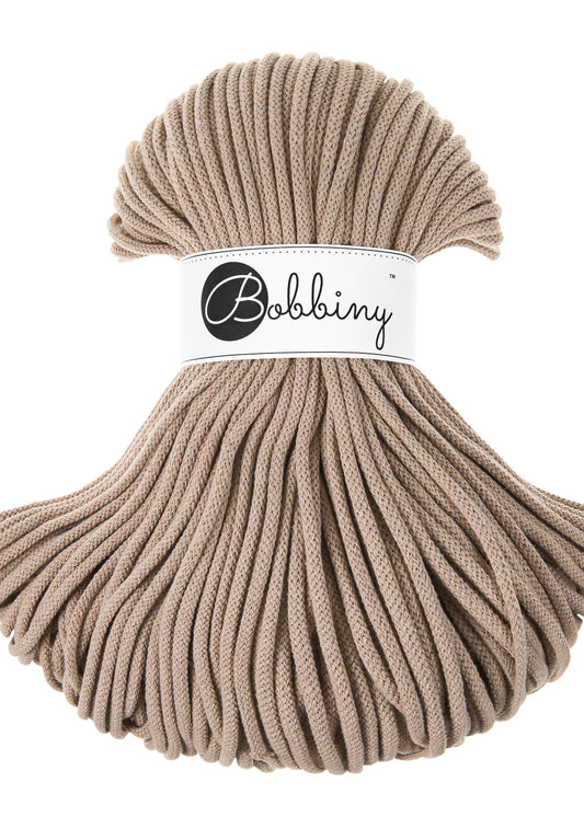 Bobbiny Junior Garn – 5 mm, 100 m, Sand