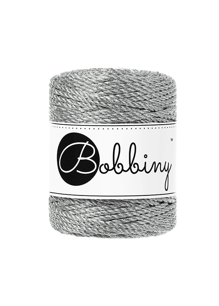 Metallic Rope Bobbiny silver