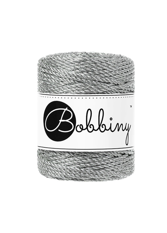 Metallic Rope Bobbiny silver