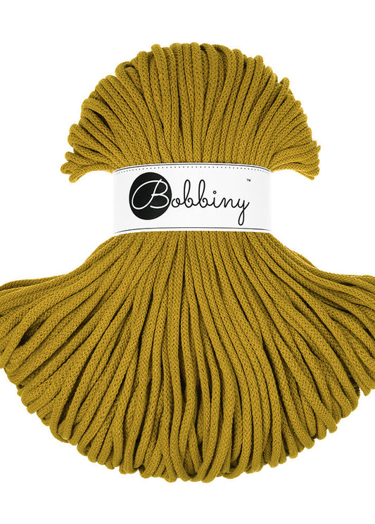 Bobbiny Junior Garn – 5 mm, 100 m, Spicy Yellow