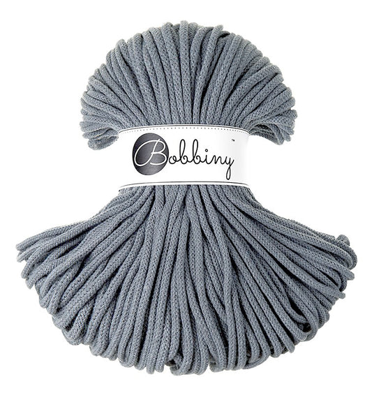 Bobbiny Junior Garn – 5 mm, 100 m, Steel