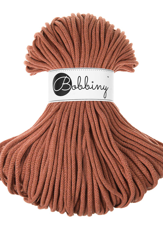 Bobbiny Junior Garn – 5 mm, 100 m, Terracotta