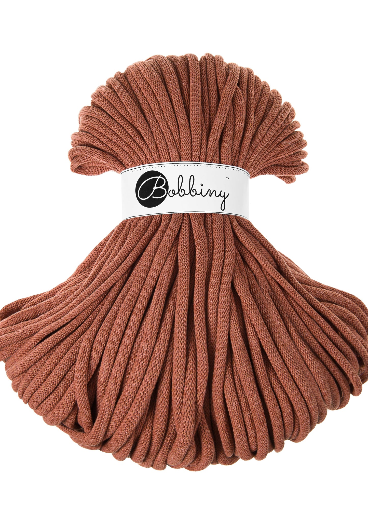 Bobbiny Jumbokordel – 9 mm, 100 m, Terracotta