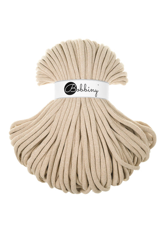 Bobbiny Jumbokordel – 9 mm, 100 m, Warm Beige