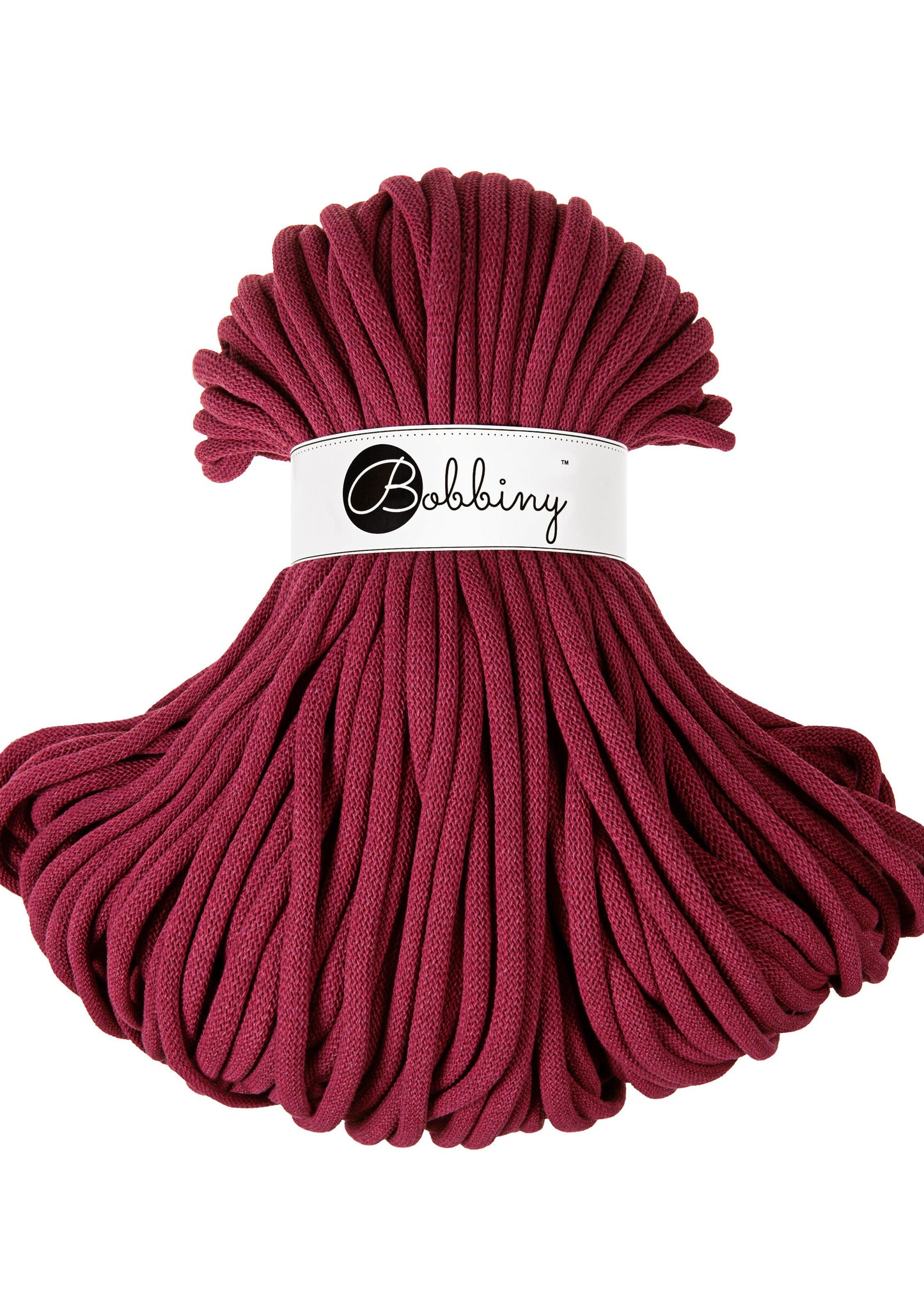 Bobbiny Jumbokordel – 9 mm, 100 m, Wine red