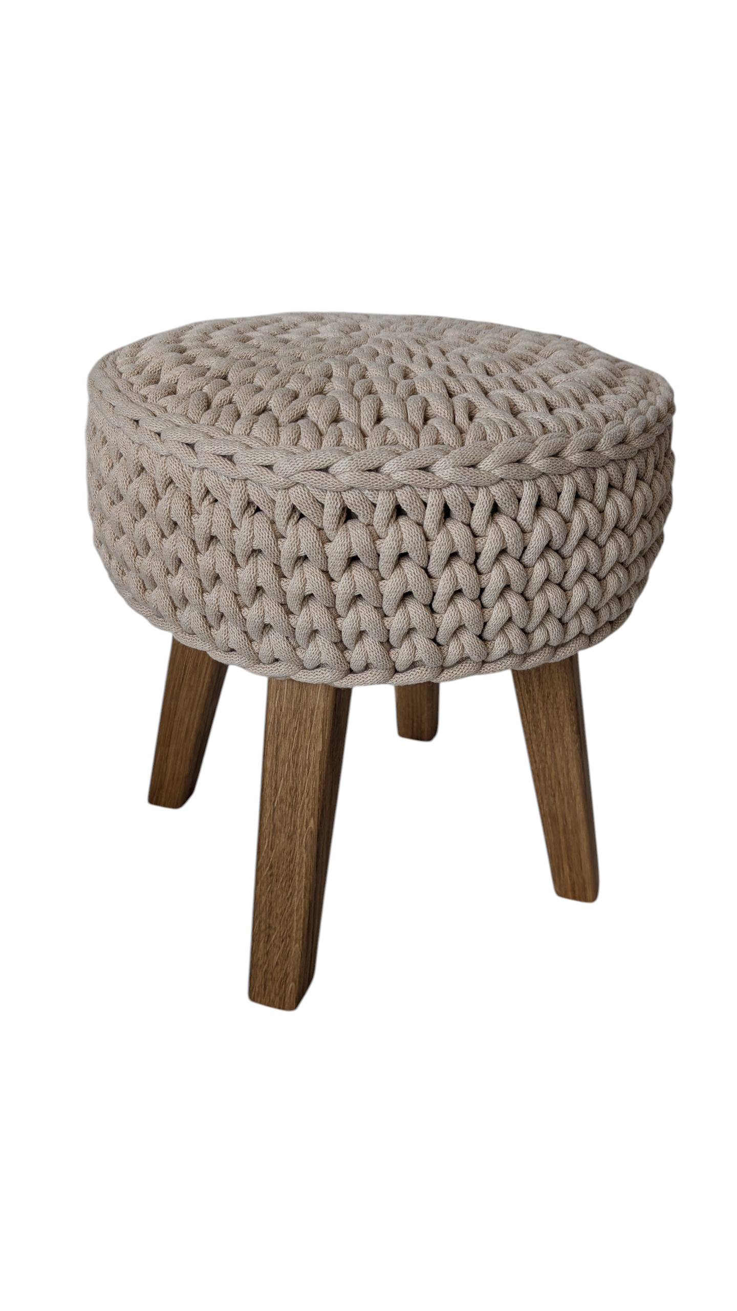 Hocker aus Eichenholz – handgemacht klein