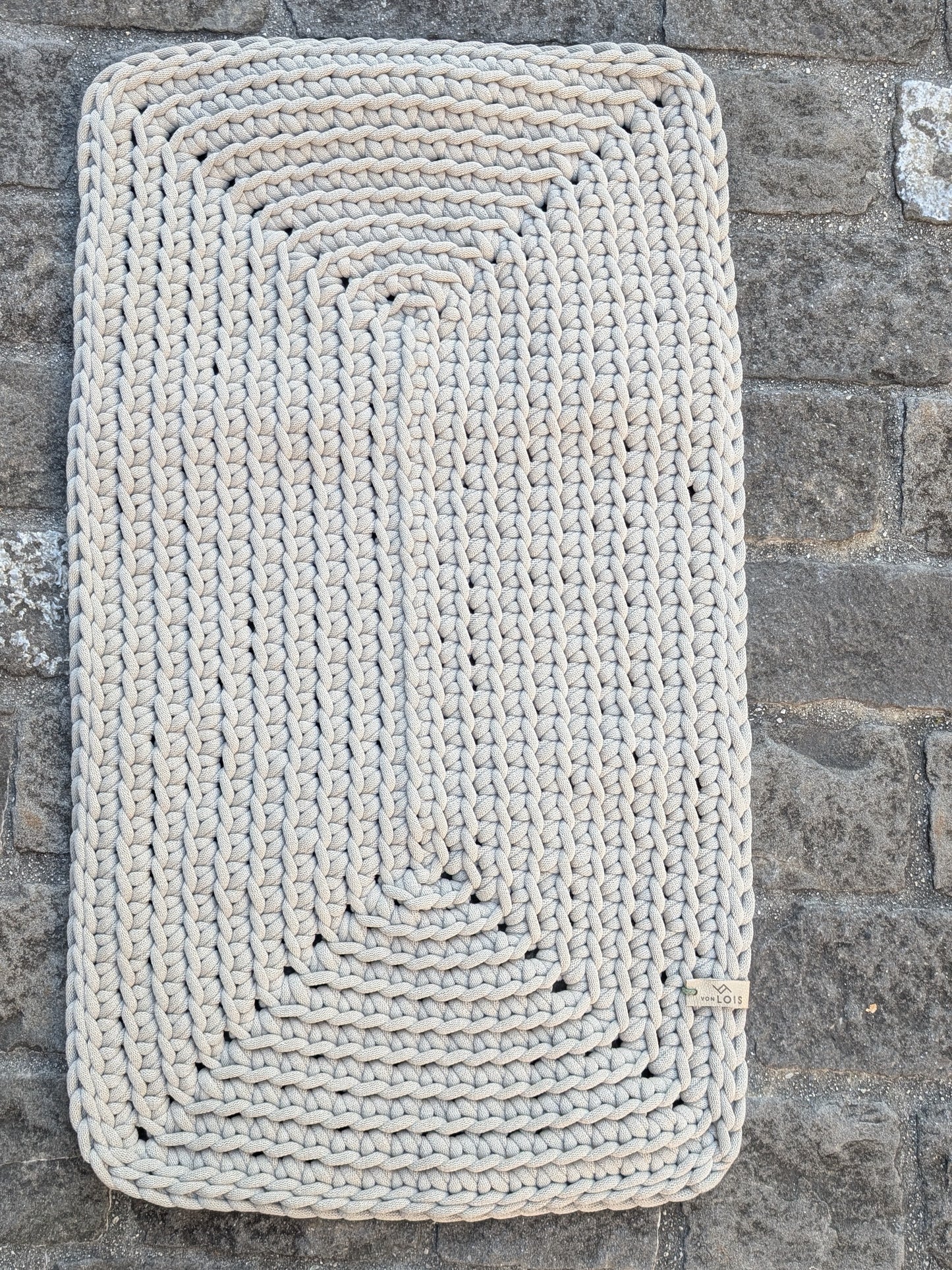 Teppich aus recycelter Baumwolle (9mm Garn)