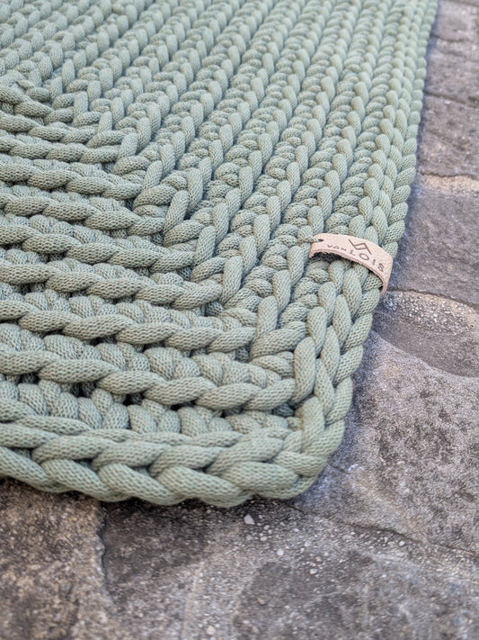 Teppich aus recycelter Baumwolle (9mm Garn)