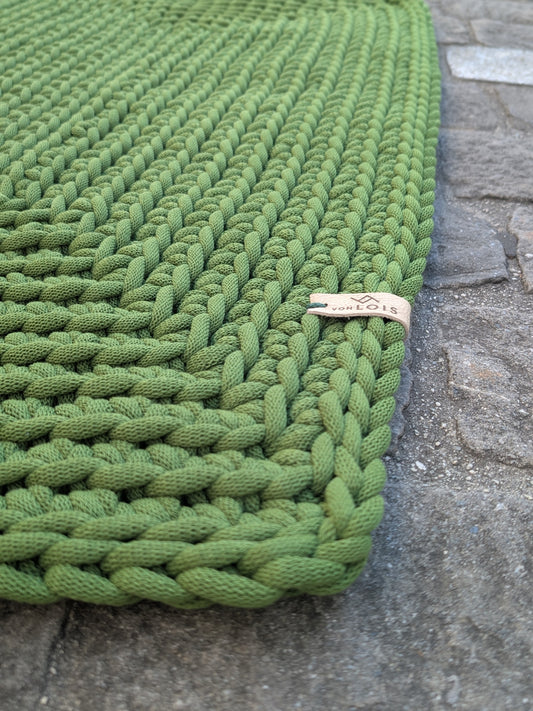 Teppich aus recycelter Baumwolle (9mm Garn)
