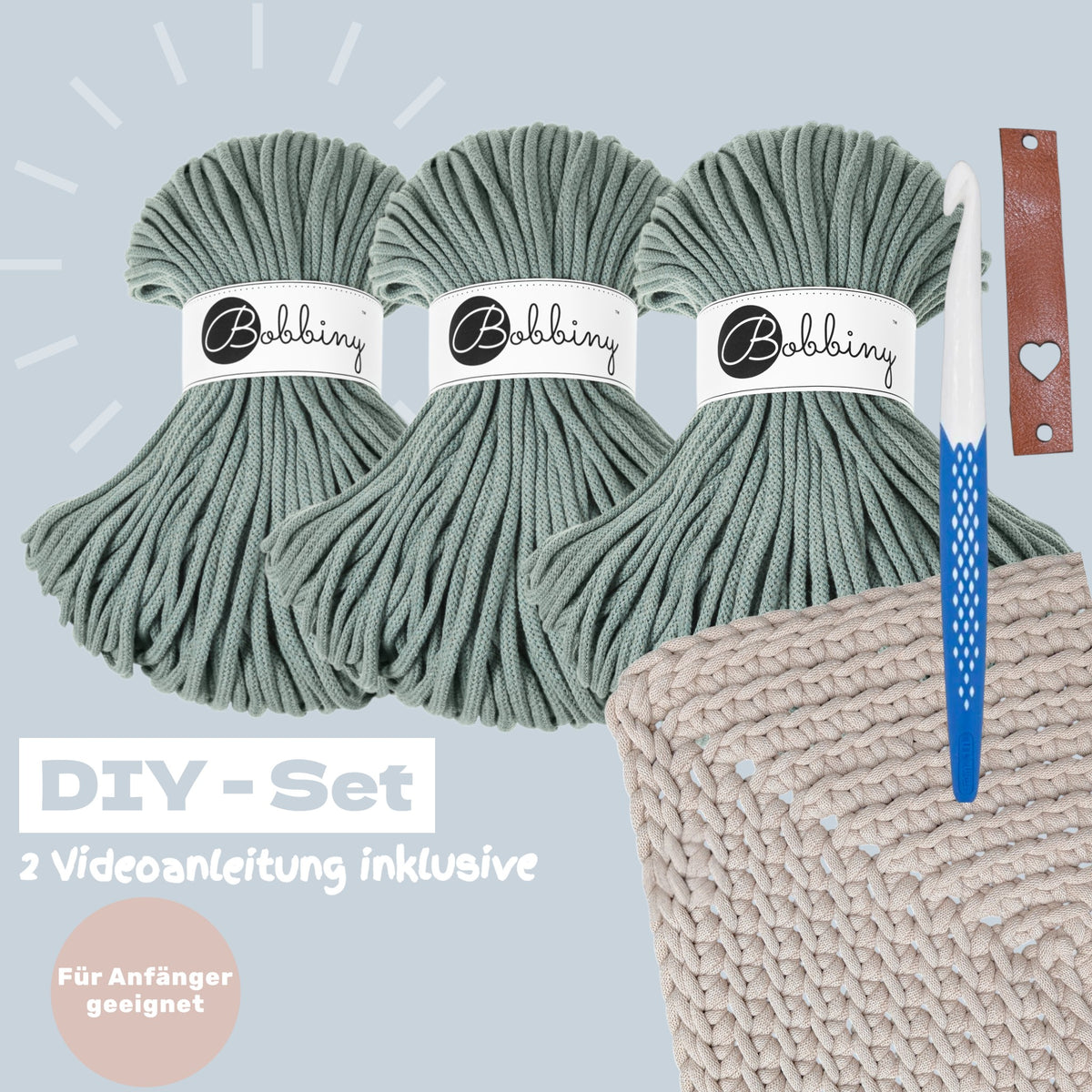 DIY Teppich Häkelset – Laurel | Teppich selber häkeln