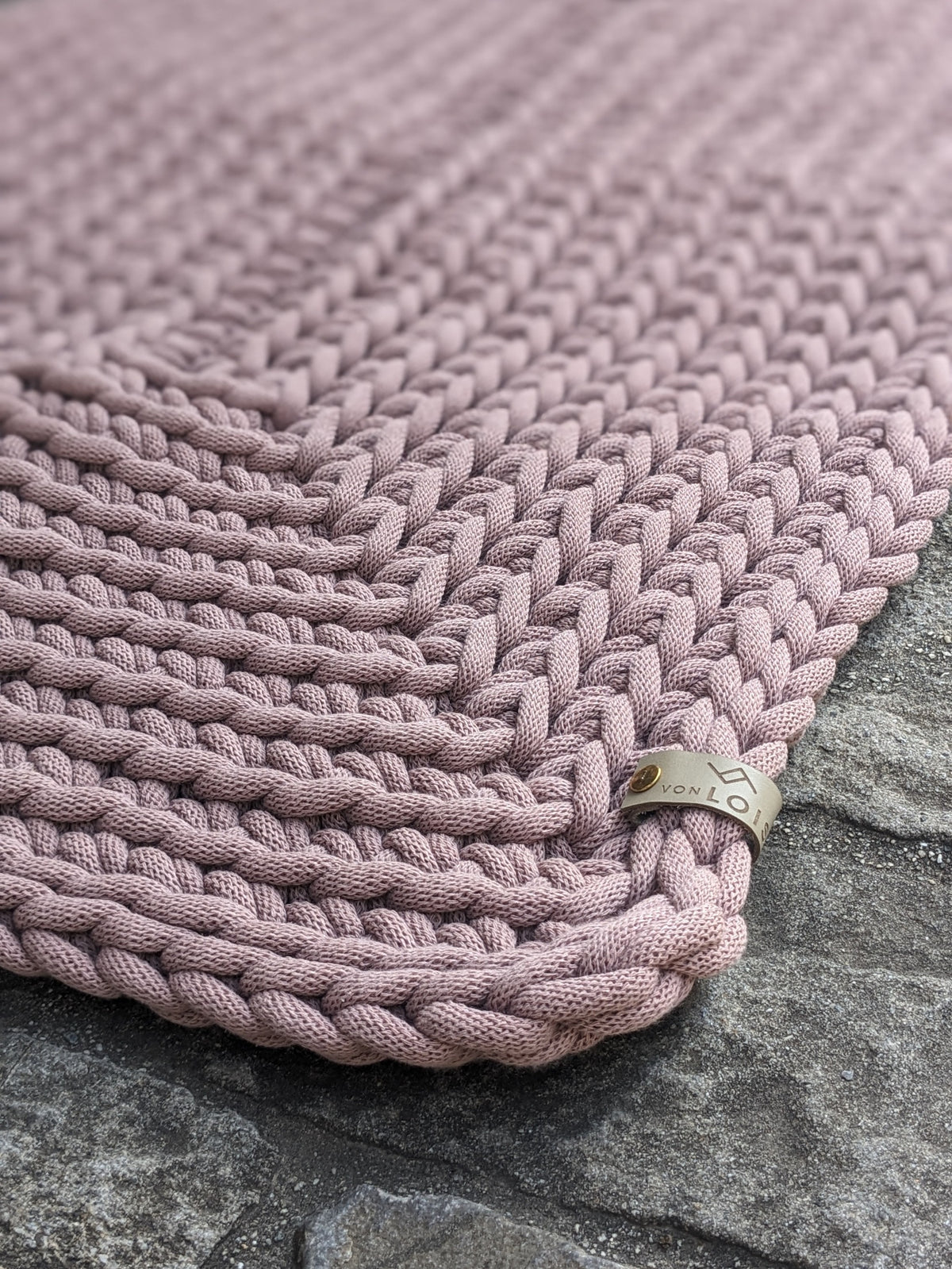 DIY Teppich Häkelset – Wein Red| Teppich selber häkeln