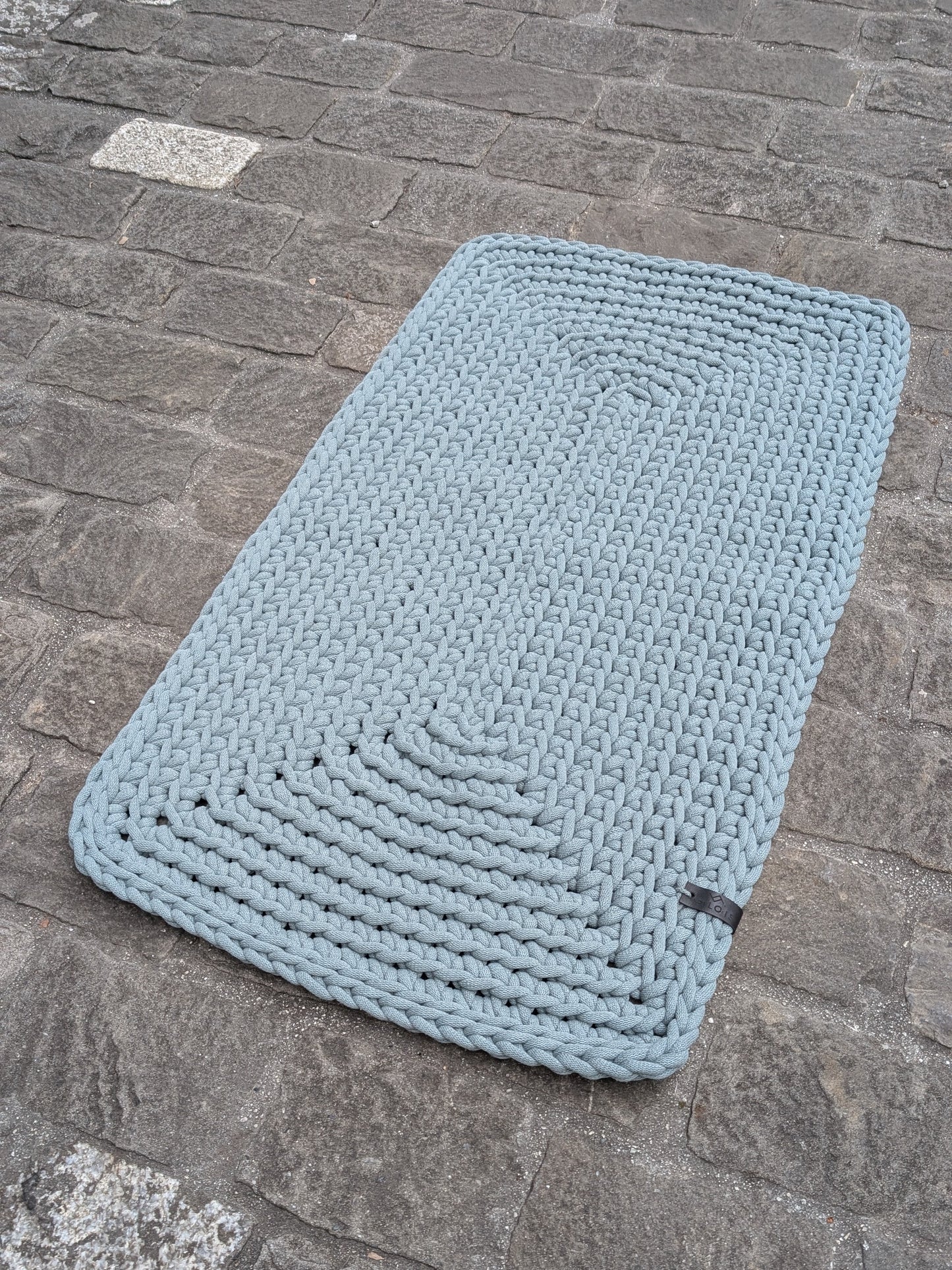 Teppich aus recycelter Baumwolle Laurel (9mm Garn)