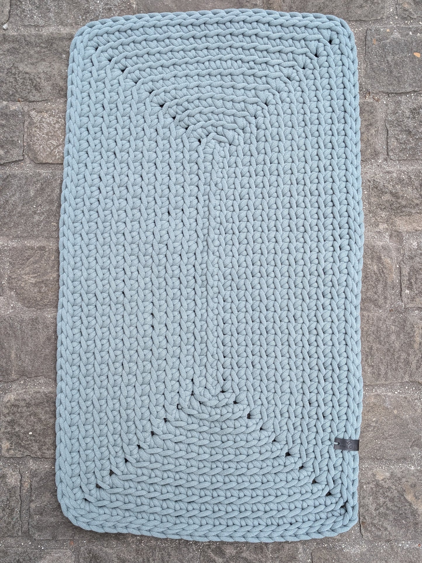 Teppich aus recycelter Baumwolle Laurel (9mm Garn)